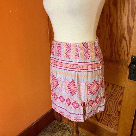 Savannah Jane NWT Bright Southwest Mini Skirt - Picture 6 of 10